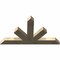 Ekena Millwork Saratoga Rough Sawn Timber Gable Bracket, Douglas Fir, 60"W x 35"H x 4"D x 6"F, 14/12 Pitch GBW060X35X0406SAR00RDF - alternate 2